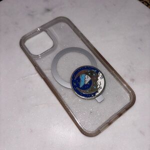 OTTERBOX Clear Phone Case with Silver Ring Holder